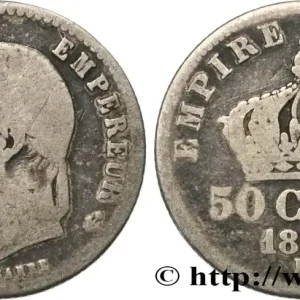 50 centimes Napoléon III, tête laurée 1869 Strasbourg F.188/23 fmd_587289 Modernes Jusqu’à Épuisement Des Stocks