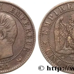 Cinq centimes Napoléon III, tête nue 1854 Lille F.116/15 fmd_589468 Modernes Commander Maintenant