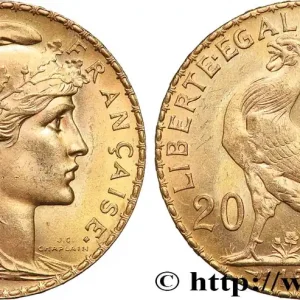 Meilleur Choix 20 francs or Coq, Liberté Égalité Fraternité 1911 Paris F.535/5 fmd_616119 Modernes