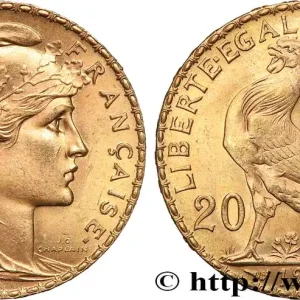 Usine Directe 20 francs or Coq, Liberté Égalité Fraternité 1910 Paris F.535/4 fmd_616114 Modernes