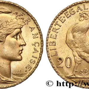 Remise 20 francs or Coq, Liberté Égalité Fraternité 1910 Paris F.535/4 fmd_616067 Modernes
