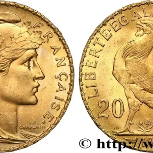 Offre Exclusive 20 francs or Coq, Liberté Égalité Fraternité 1908 Paris F.535/2 fmd_616025 Modernes