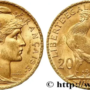 Nouveauté 20 francs or Coq, Dieu protège la France 1903 Paris F.534/8 fmd_616003 Modernes