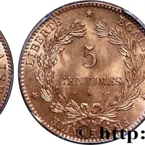 5 centimes Cérès 1874 Bordeaux F.118/10 fmd_613715 Modernes Gros Lot