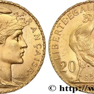 20 francs or Coq, Liberté Égalité Fraternité 1907 Paris F.535/1 fmd_611490 Modernes Gros Lot