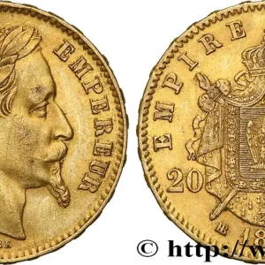 Prix Promo 20 francs or Napoléon III, tête laurée 1868 Strasbourg F.532/19 fmd_611460 Modernes