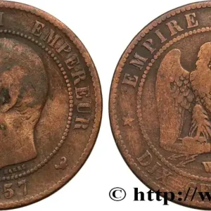 Pas Cher Dix centimes Napoléon III, tête nue 1857 Lille F.133/46 fmd_599274 Modernes