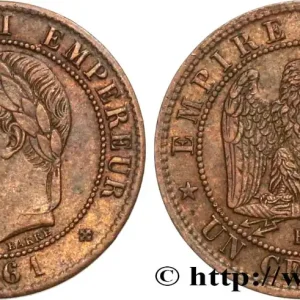 Un centime Napoléon III, tête laurée 1861 Strasbourg F.103/2 fmd_599138 Modernes Offre Du Jour