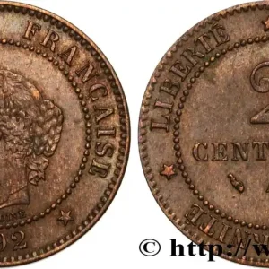 2 centimes Cérès 1892 Paris F.109/18 fmd_593666 Modernes Prix Réduit