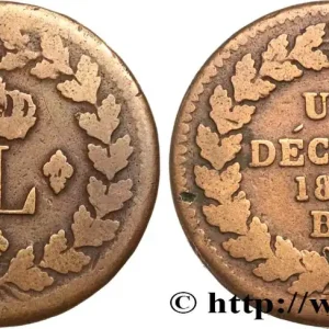 Un décime à l’L couronnée 1814 Strasbourg F.132/1 fmd_592854 Modernes Exclusif