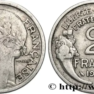 2 francs Morlon, aluminium 1946 Beaumont-Le-Roger F.269/9 fmd_591301 Modernes Gros Lot