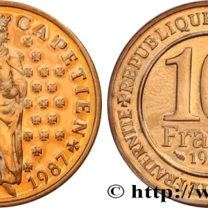 10 francs Millénaire Capétien 1987 F.371/2 fmd_589901 Modernes Prix Choc