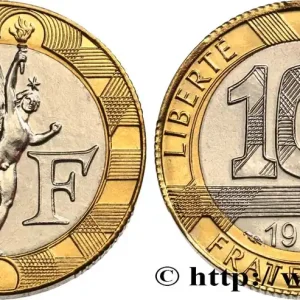 10 francs Génie de la Bastille, BU (Brillant Universel) 1997 Pessac F.375/14 fmd_588859 Modernes Marque