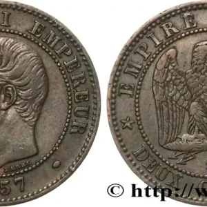Meilleure Qualité Deux centimes Napoléon III, tête nue 1857 Marseille F.107/50 fmd_583225 Modernes