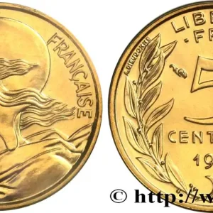 Nouvelle Collection 5 centimes Marianne, BU (Brillant Universel) 1997 Pessac F.125/40 fmd_581991 Modernes