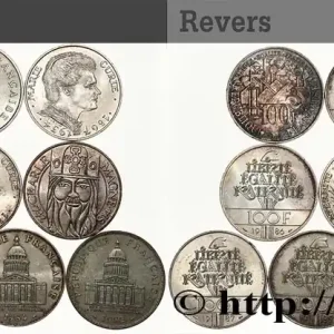 Exclusif Lot de 10 pièces de 100 francs commémoratives - - F.-/ fmd_559820 Modernes