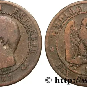 Nouveauté Dix centimes Napoléon III, tête nue 1853 Lyon F.133/5 fmd_599245 Modernes