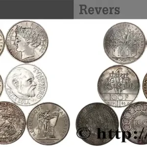 Top Vente Lot de 10 pièces de 100 francs commémoratives - - F.-/ fmd_559814 Modernes