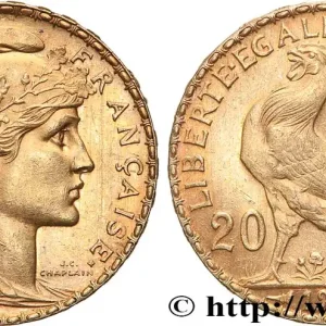 20 francs or Coq, Liberté Égalité Fraternité 1912 Paris F.535/6 fmd_611504 Modernes Remise