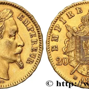Acheter Direct 20 francs or Napoléon III, tête laurée 1866 Strasbourg F.532/14 fmd_611453 Modernes