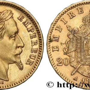 Remise 20 francs or Napoléon III, tête laurée 1866 Paris F.532/13 fmd_611448 Modernes