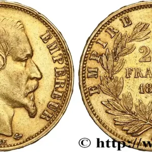 20 francs or Napoléon III, tête nue 1858 Paris F.531/13 fmd_611375 Modernes Garantie Incluse