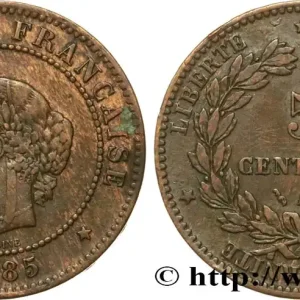 5 centimes Cérès 1885 Paris F.118/27 fmd_605514 Modernes Solde
