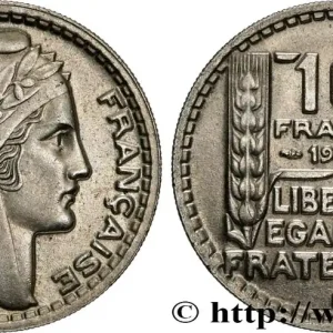 10 francs Turin, grosse tête, rameaux courts 1946 Beaumont-le-Roger F.361A/3 fmd_604468 Modernes Nouvelle Collection