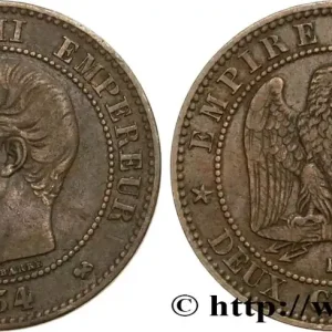 Top Vente Deux centimes Napoléon III, tête nue 1854 Rouen F.107/10 fmd_599139 Modernes