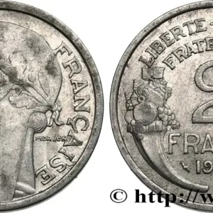 Offre Exclusive 2 francs Morlon, aluminium 1945 Beaumont-Le-Roger F.269/6 fmd_597558 Modernes
