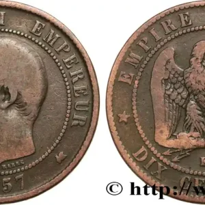 Super Prix Dix centimes Napoléon III, tête nue 1857 Bordeaux F.133/44 fmd_597422 Modernes