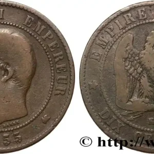 Dix centimes Napoléon III, tête nue 1855 Bordeaux F.133/27 fmd_593452 Modernes Affaire À Saisir