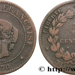 Prix Cassé 5 centimes Cérès 1876 Bordeaux F.118/14 fmd_589509 Modernes