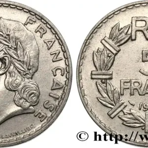 Garantie Incluse 5 francs Lavrillier, nickel 1933 F.336/2 fmd_589301 Modernes