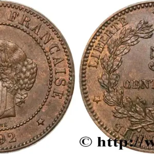 Fait Main 5 centimes Cérès 1892 Paris F.118/34 fmd_587195 Modernes