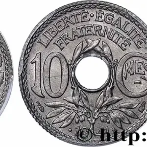 Petit Prix 10 centimes Lindauer en zinc, Cmes souligné et millésime avec points 1941 F.140/2 fmd_1096631 Modernes