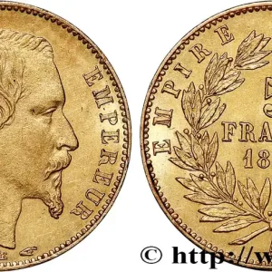 5 francs or Napoléon III, tête nue, petit module, tranche lisse 1854 Paris F.500/1 fmd_617712 Modernes Meilleur Choix