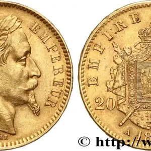 20 francs or Napoléon III, tête laurée 1863 Paris F.532/6 fmd_619886 Modernes Meilleur Choix