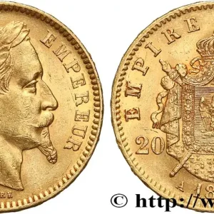 20 francs or Napoléon III, tête laurée 1864 Paris F.532/8 fmd_619891 Modernes Pas Cher