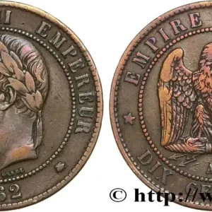 Dix centimes Napoléon III, tête laurée 1862 Paris F.134/7 fmd_590993 Modernes Offre Limitée