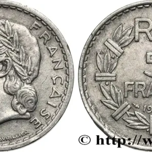 5 francs Lavrillier, aluminium, 9 ouvert 1948 F.339/13 fmd_599331 Modernes Top Vente
