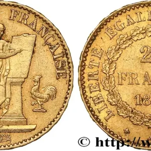 20 francs or Génie, Troisième République 1877 Paris F.533/5 fmd_620706 Modernes Nouvel Arrivage