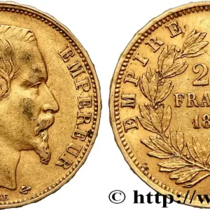 Expédié Aujourd’hui 20 francs or Napoléon III, tête nue 1859 Paris F.531/15 fmd_617879 Modernes