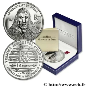 Livraison Mondiale Belle Épreuve 1½ Euro / 10 Francs - Autoportrait de Dürer 1997 Paris F.1908 1 fmd_684592 Modernes