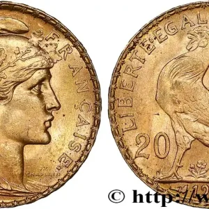 20 francs or Coq, Liberté Égalité Fraternité 1913 Paris F.535/7 fmd_683777 Modernes Offre Limitée
