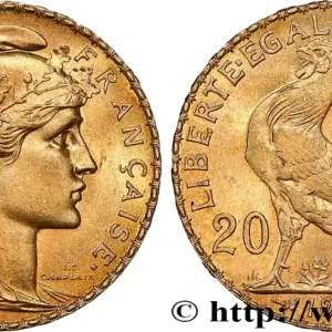 Livraison Gratuite 20 francs or Coq, Liberté Égalité Fraternité 1912 Paris F.535/6 fmd_683773 Modernes