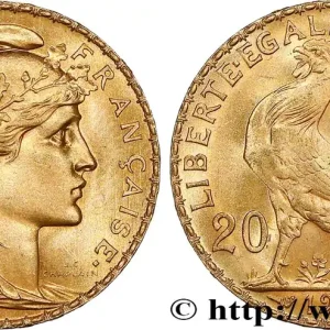 En Vogue 20 francs or Coq, Liberté Égalité Fraternité 1910 Paris F.535/4 fmd_683763 Modernes