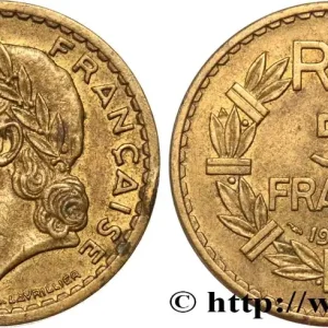5 francs Lavrillier, bronze-aluminium 1946 Castelsarrasin F.337/8 fmd_591305 Modernes Remise