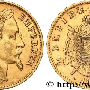20 francs or Napoléon III, tête laurée 1868 Paris F.532/18 fmd_620694 Modernes Réduction