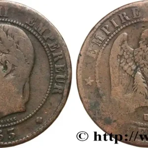 Super Prix Dix centimes Napoléon III, tête laurée 1863 Strasbourg F.134/11 fmd_586616 Modernes